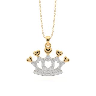 The Crown Diamond Pendant